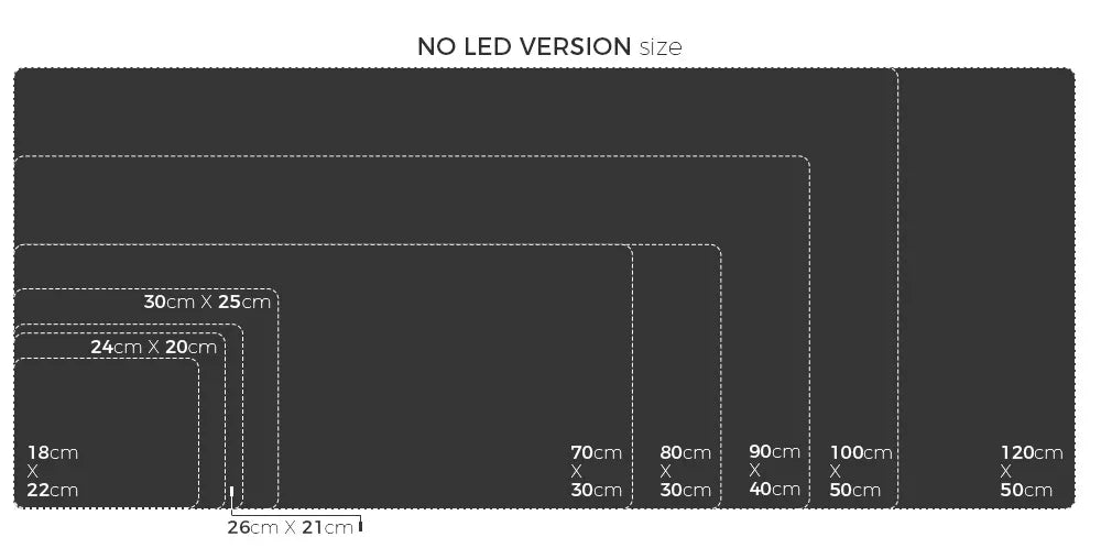 LED Mousepad - #Desk Genius#