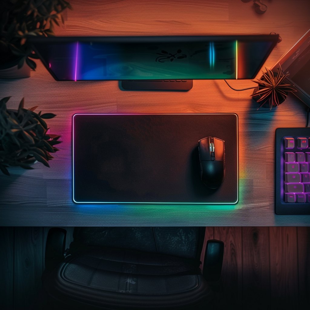 LED Mousepad - #Desk Genius#