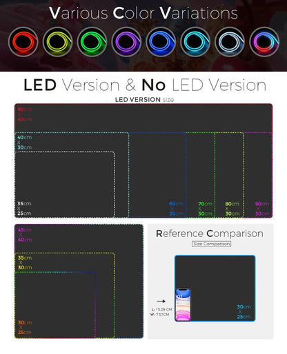 LED Mousepad - #Desk Genius#