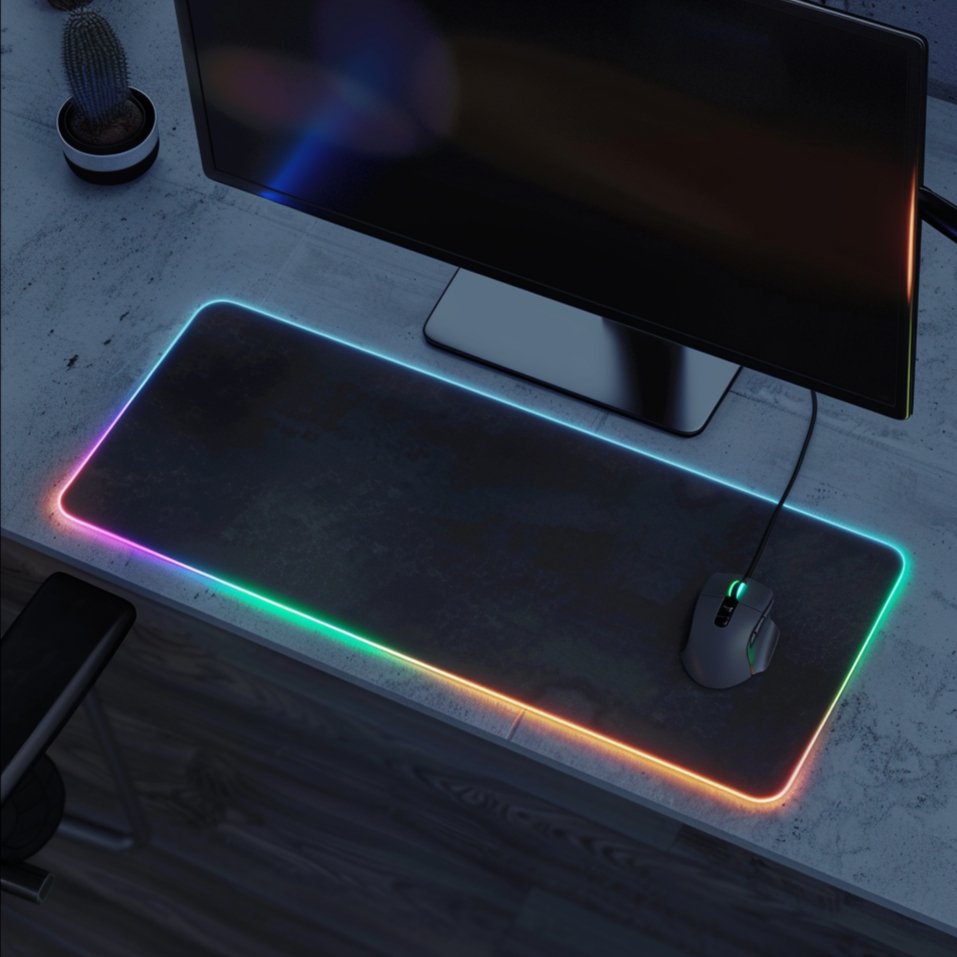 LED Mousepad - #Desk Genius#